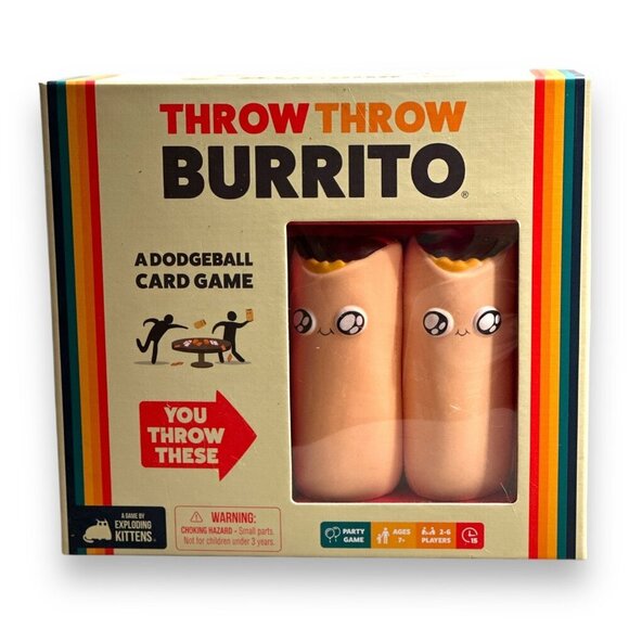 Throw Throw Burrito A Fun Dodgeball Card Game By Exploding Kittens Fun Kids Game - Picture 9 of 14